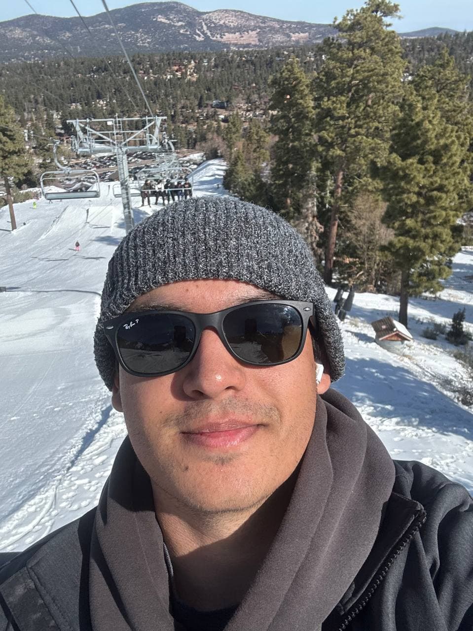 Snowboarding at Big Bear
